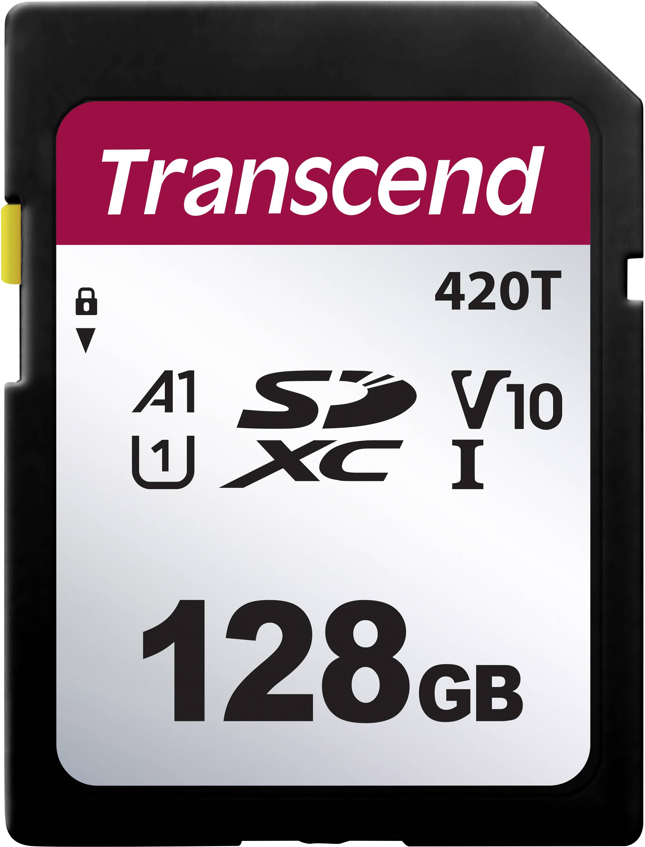 Transcend TS128GSDC420T SD-Karte Industrial 128 GB v30 Video Speed Class