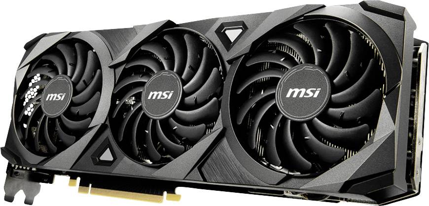 MSI Gaming Grafikkarte Nvidia GeForce RTX 3080 Ventus 3X Overclocked 10GB GDDR6X-RAM PCIe x16 HDMI®,DisplayPort