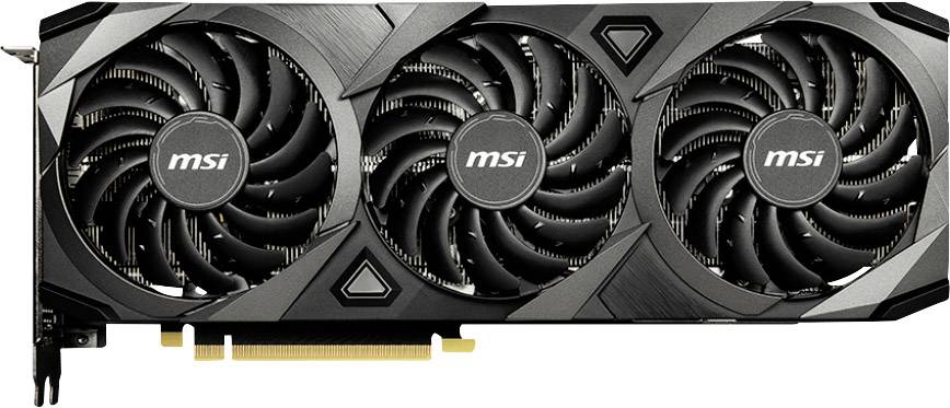 MSI Gaming Grafikkarte Nvidia GeForce RTX 3080 Ventus 3X Overclocked 10GB GDDR6X-RAM PCIe x16 HDMI®,DisplayPort