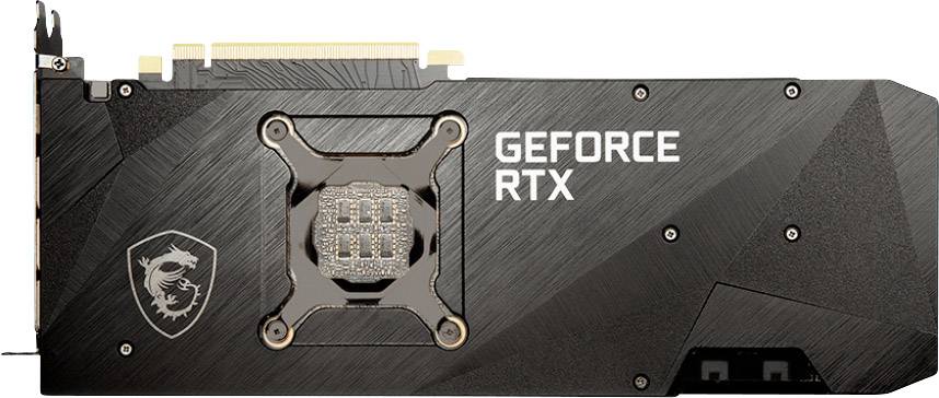 MSI Gaming Grafikkarte Nvidia GeForce RTX 3080 Ventus 3X Overclocked 10GB GDDR6X-RAM PCIe x16 HDMI®,DisplayPort