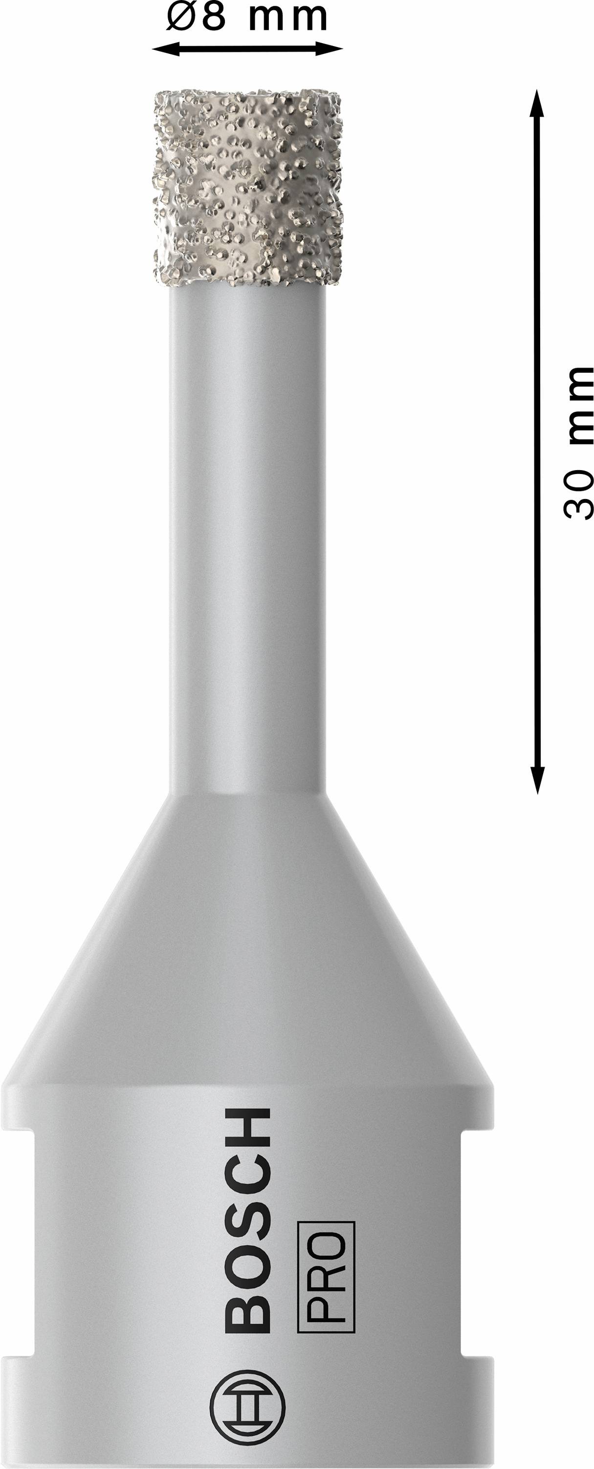 Diamant-Trockenbohrer PRO DrySpeed M14 2608599040 Ø 8 mm Nutzlänge 30 mm