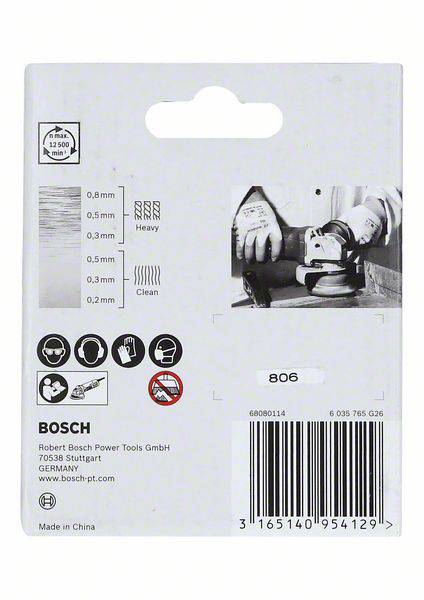 Bosch Accessories X-LOCK Topfbürste 75 mm, gezopfter Stahldraht X-LOCK 2608620726 1 St.