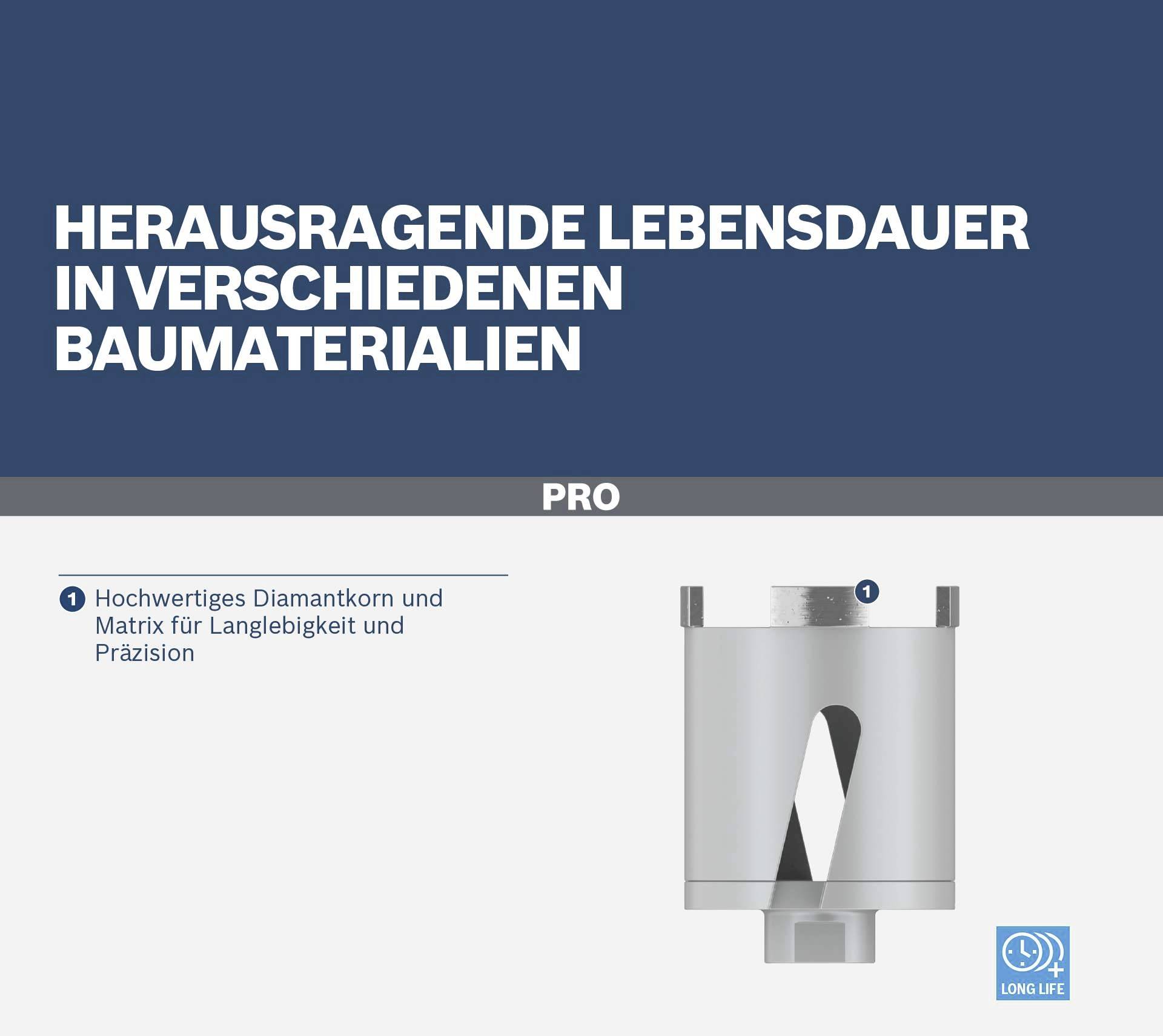 Bosch Accessories 2608599048 Diamant-Trockenbohrer 1 Stück 82 mm 1 St.