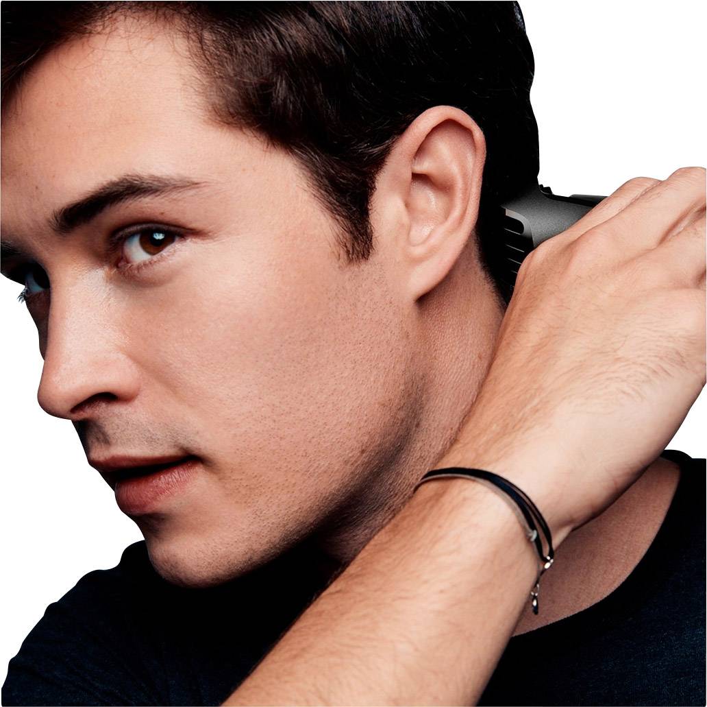 Braun MGK3225 Haarschneider, Bartschneider, Rasierer, Präzisions Trimmer abwaschbar Schwarz