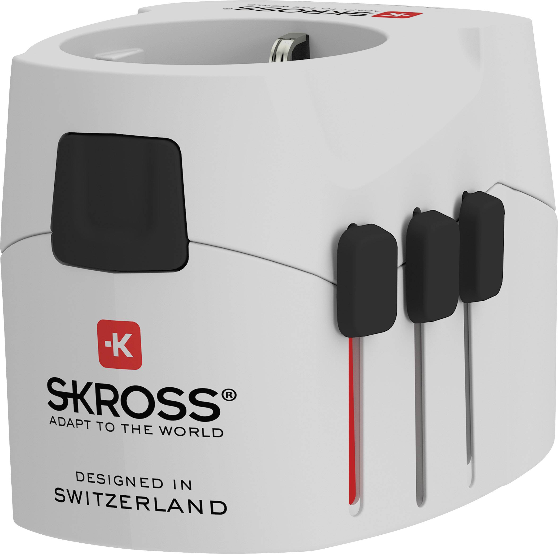 Skross 1302471 Reiseadapter PRO Light USB (4xA) - World