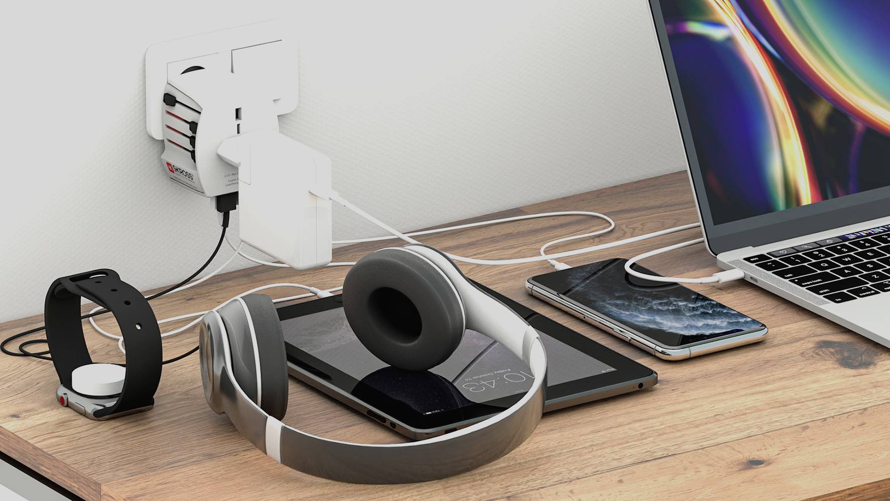 Skross 1302961 Reiseadapter MUV USB (4xA)