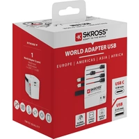Skross 1302962 Reiseadapter MUV USB (AC) Skross 1302962 Reiseadapter MUV USB (AC)