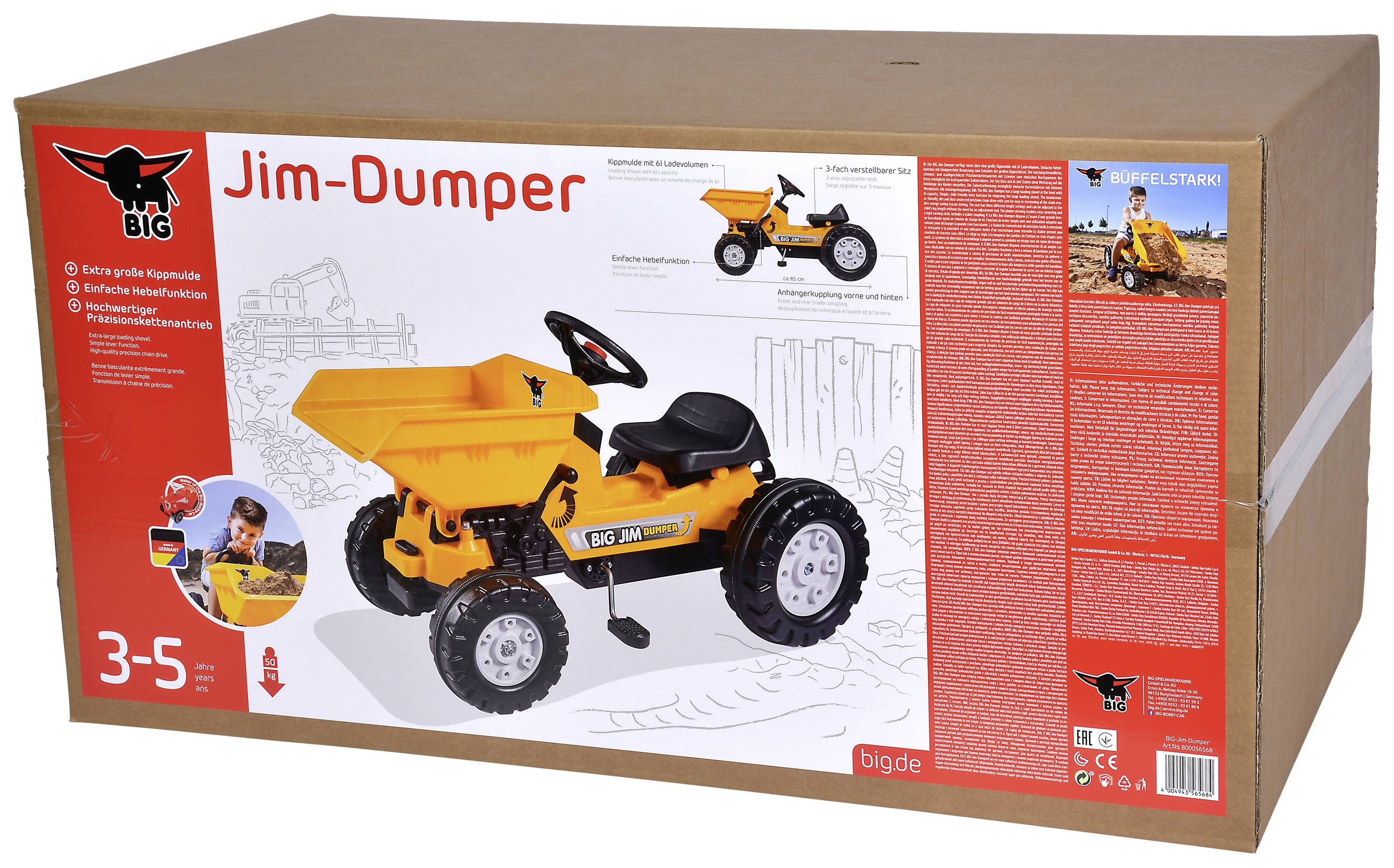 BIG Jim Muldenkipper Kindertraktor