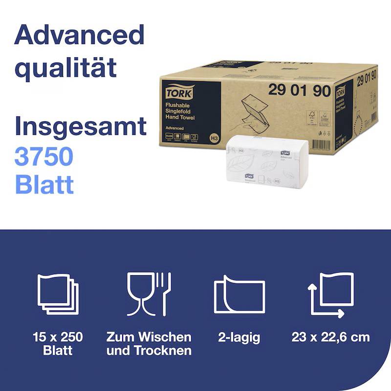 TORK 290190 Papierhandtücher 15St.