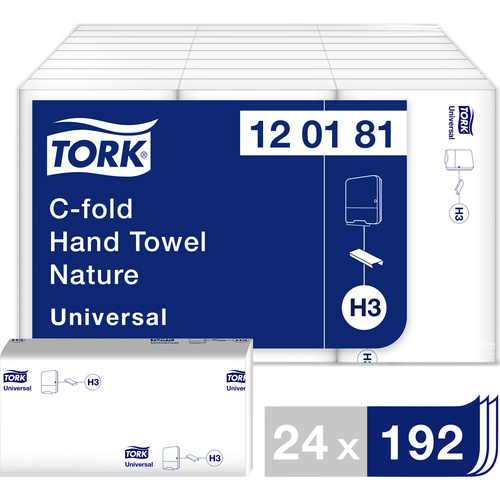TORK 120181 Papierhandtücher (L x B) 31cm x 25cm Natur 4608St.