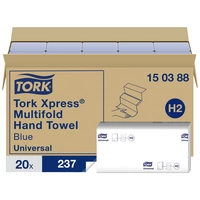 TORK 150388 Papierhandtücher Blau 20St. TORK 150388 Papierhandtücher Blau 20St.
