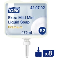 TORK Extra Mild Mini 420702 Flüssigseife 475ml 8St. TORK Extra Mild Mini 420702 Flüssigseife 475ml 8St.