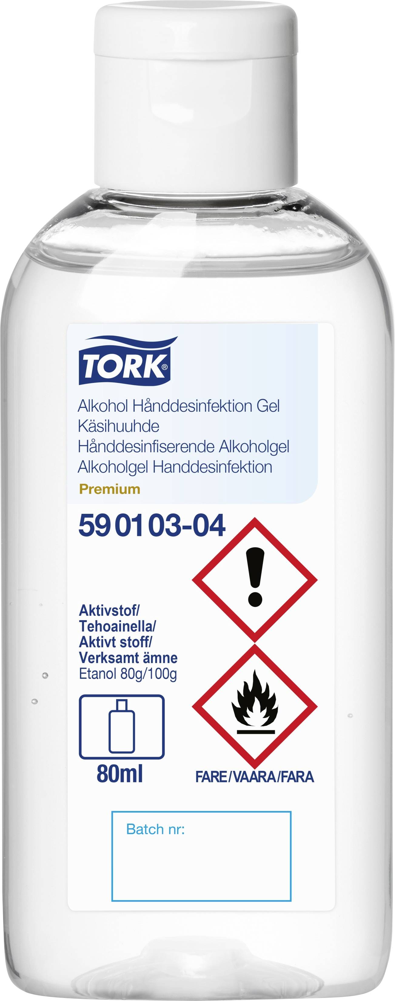 TORK 590103 Desinfektionsgel 80 ml 24 St.