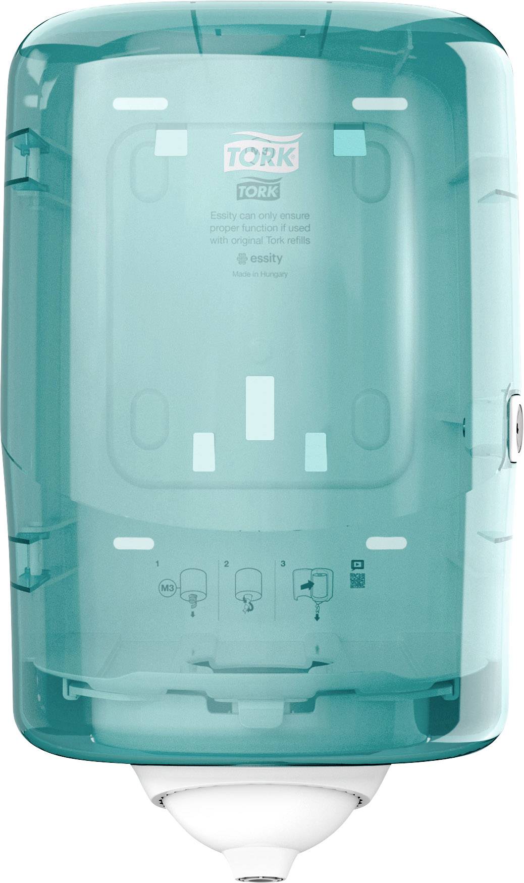 TORK 473167 Reflex™ Papierhandtuchspender Kunststoff Weiß, Türkis 1 St.