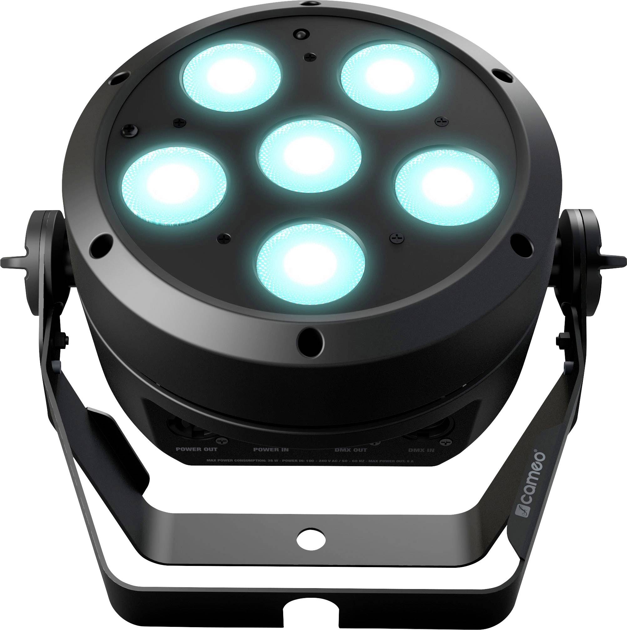 Cameo ROOT PAR 6 LED-PAR-Scheinwerfer Anzahl LEDs (Details): 6 12W Schwarz