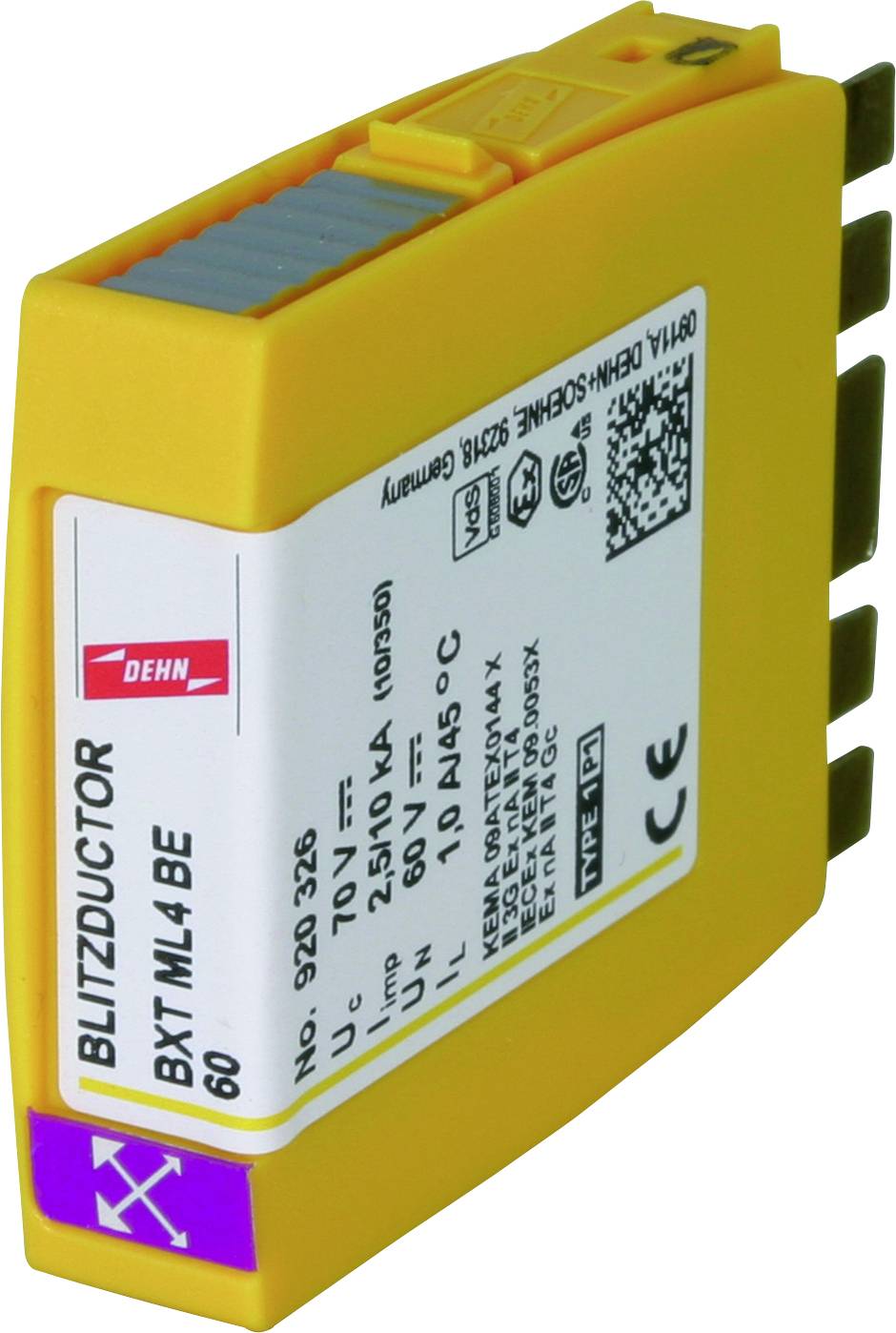 DEHN 920326 BXT ML4 BE 60 Kombiableiter 20 kA 1St.