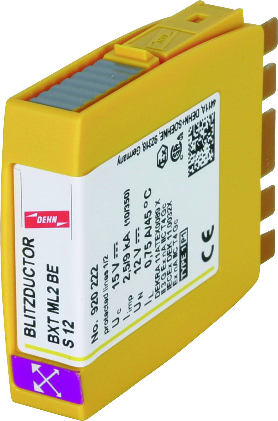 DEHN 920222 BXT ML2 BE S 12 Kombiableiter 20 kA 1St.