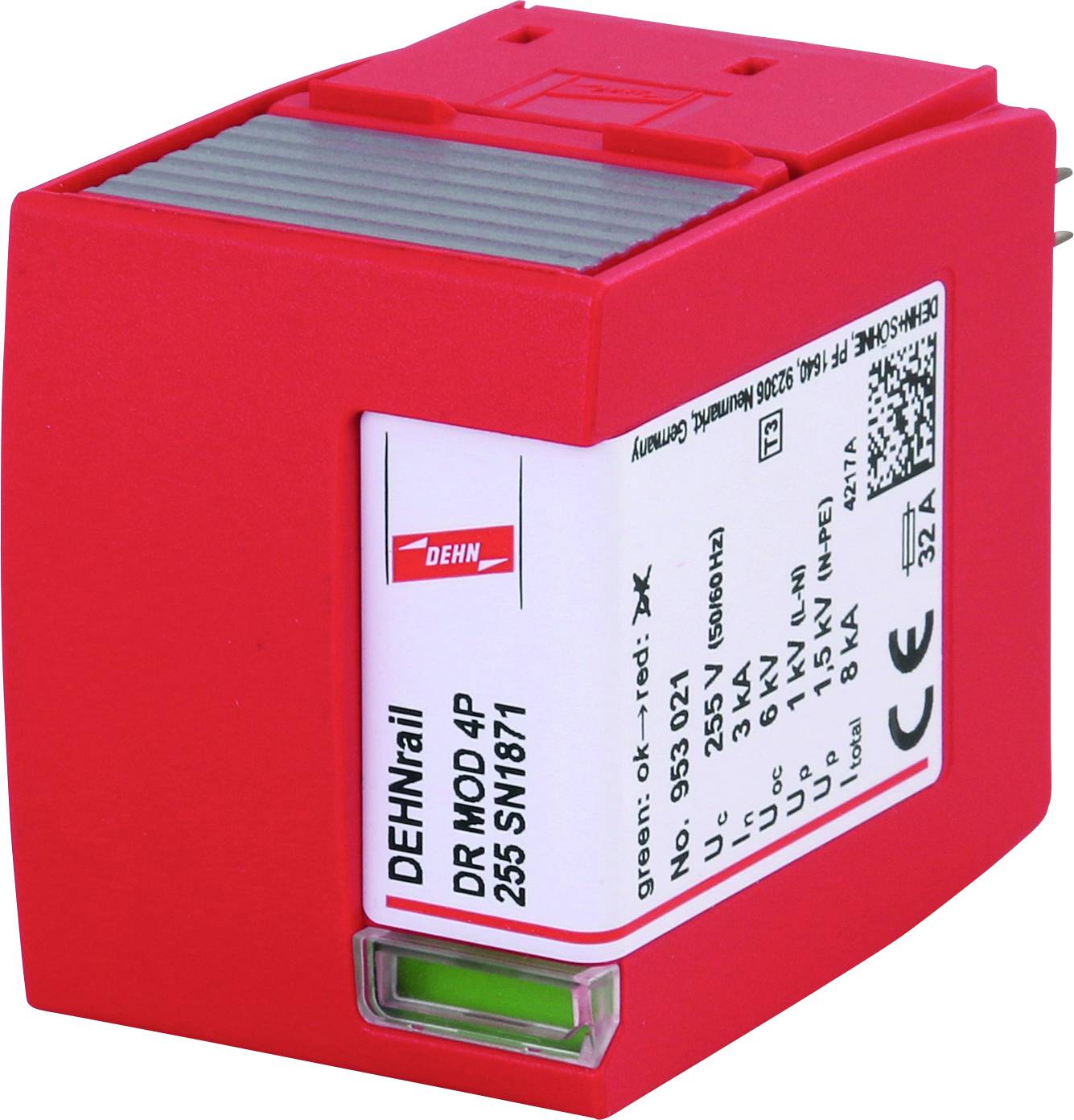 DEHN 953021 DR MOD 4P 255 SN1871 Überspannungsschutz-Modul 1St.