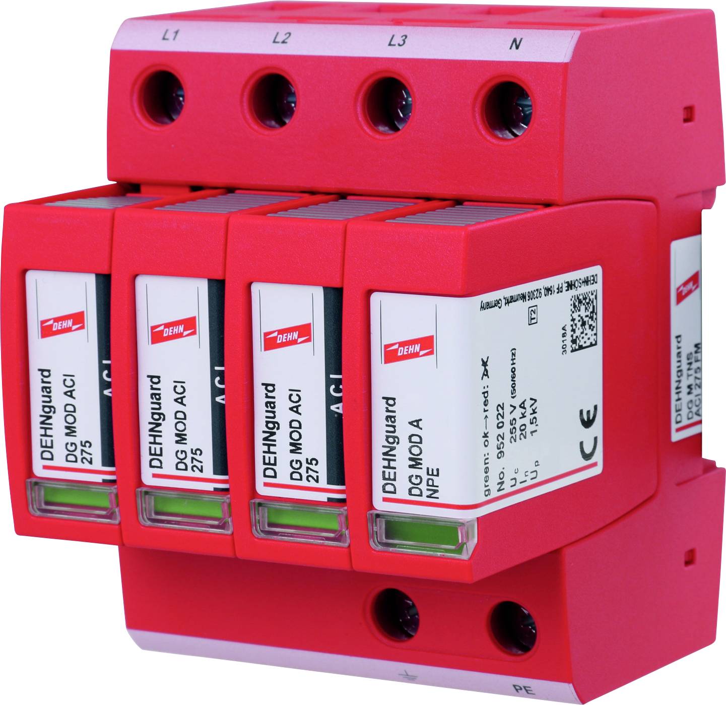 DEHN 952440 DG M TNS ACI 275 FM Überspannungsableiter 20 kA 1St.