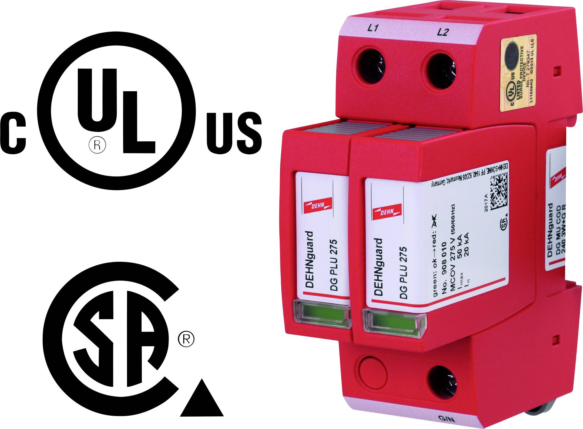 DEHN 908208 DG MU CGD 240 3W+G R Überspannungsableiter 1St.