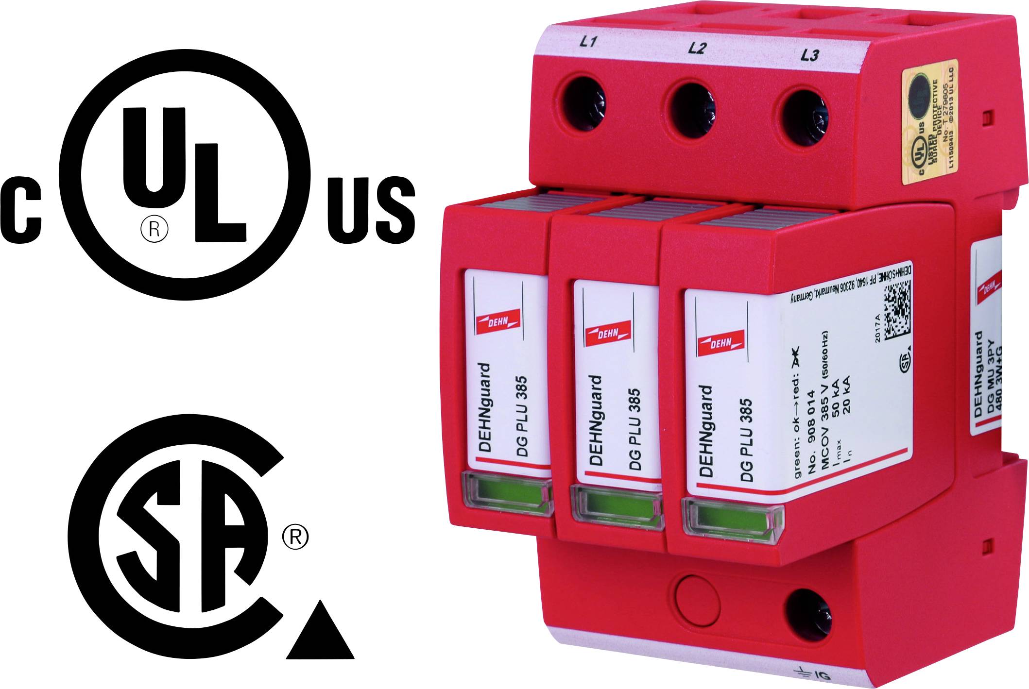 DEHN 908314 DG MU 3PY 480 3W+G Überspannungsableiter 1St.