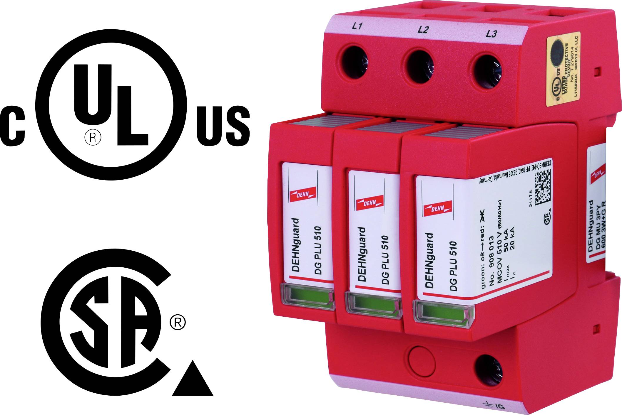 DEHN 908306 DG MU 3PY 600 3W+G R Überspannungsableiter 1St.