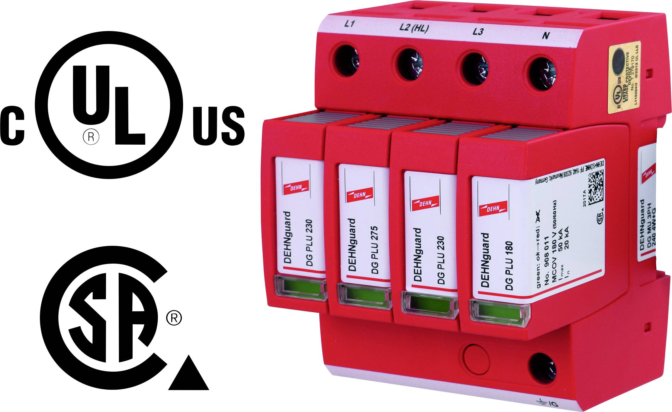 DEHN 908343 DG MU 3PH 240 4W+G Überspannungsableiter 1St.
