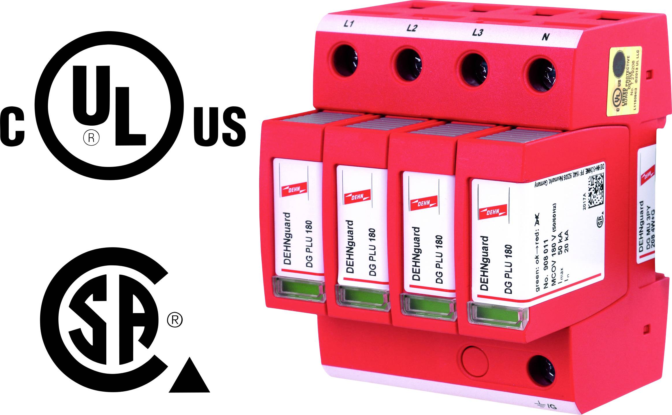 DEHN 908340 DG MU 3PY 208 4W+G Überspannungsableiter 1St.