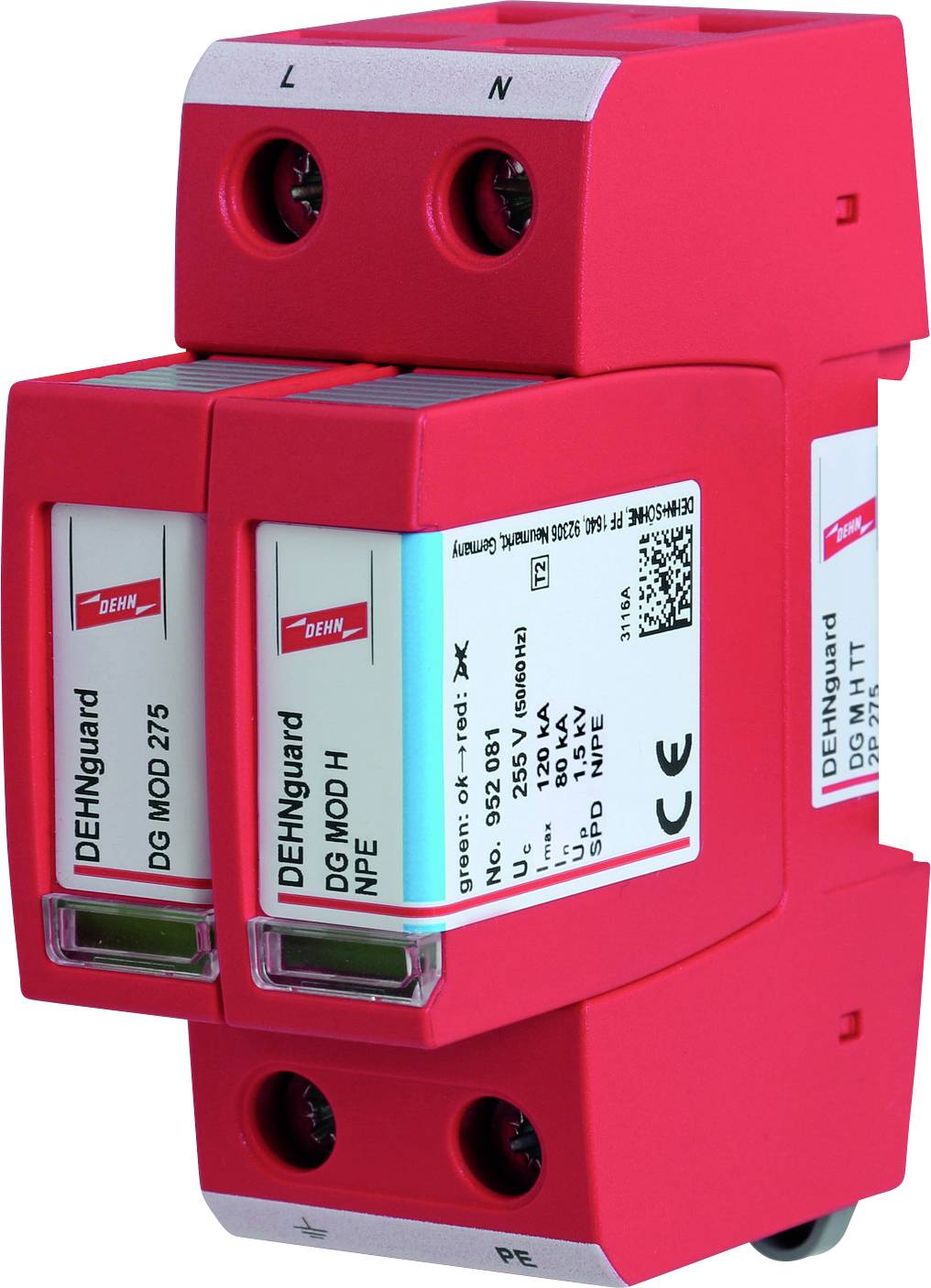 DEHN 952181 DG M H TT 2P 275 Überspannungsableiter 20 kA 1St.