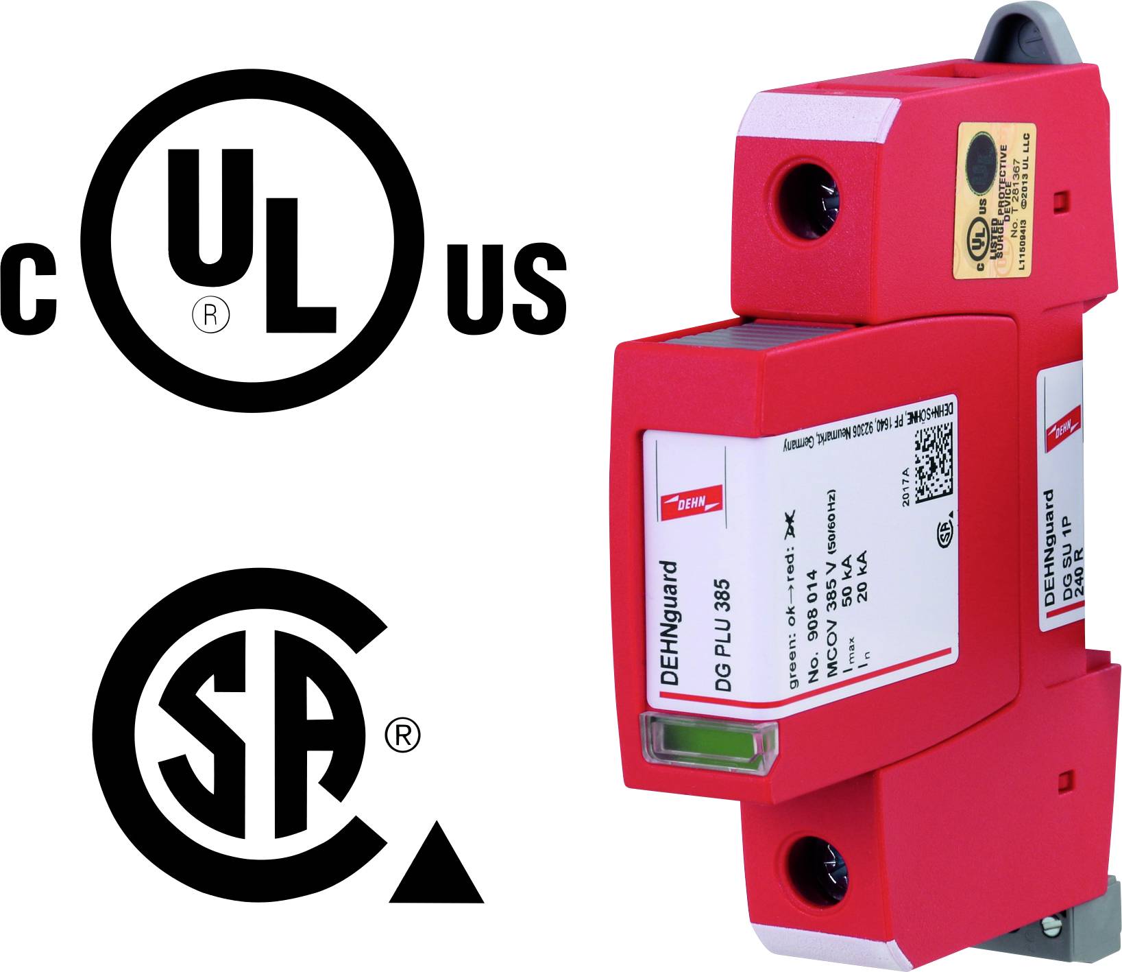 DEHN 908094 DG SU 1P 240 R Überspannungsableiter 1St.