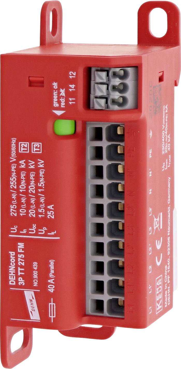 DEHN 900439 DCOR 3P TT 275 FM Überspannungsableiter 1St.