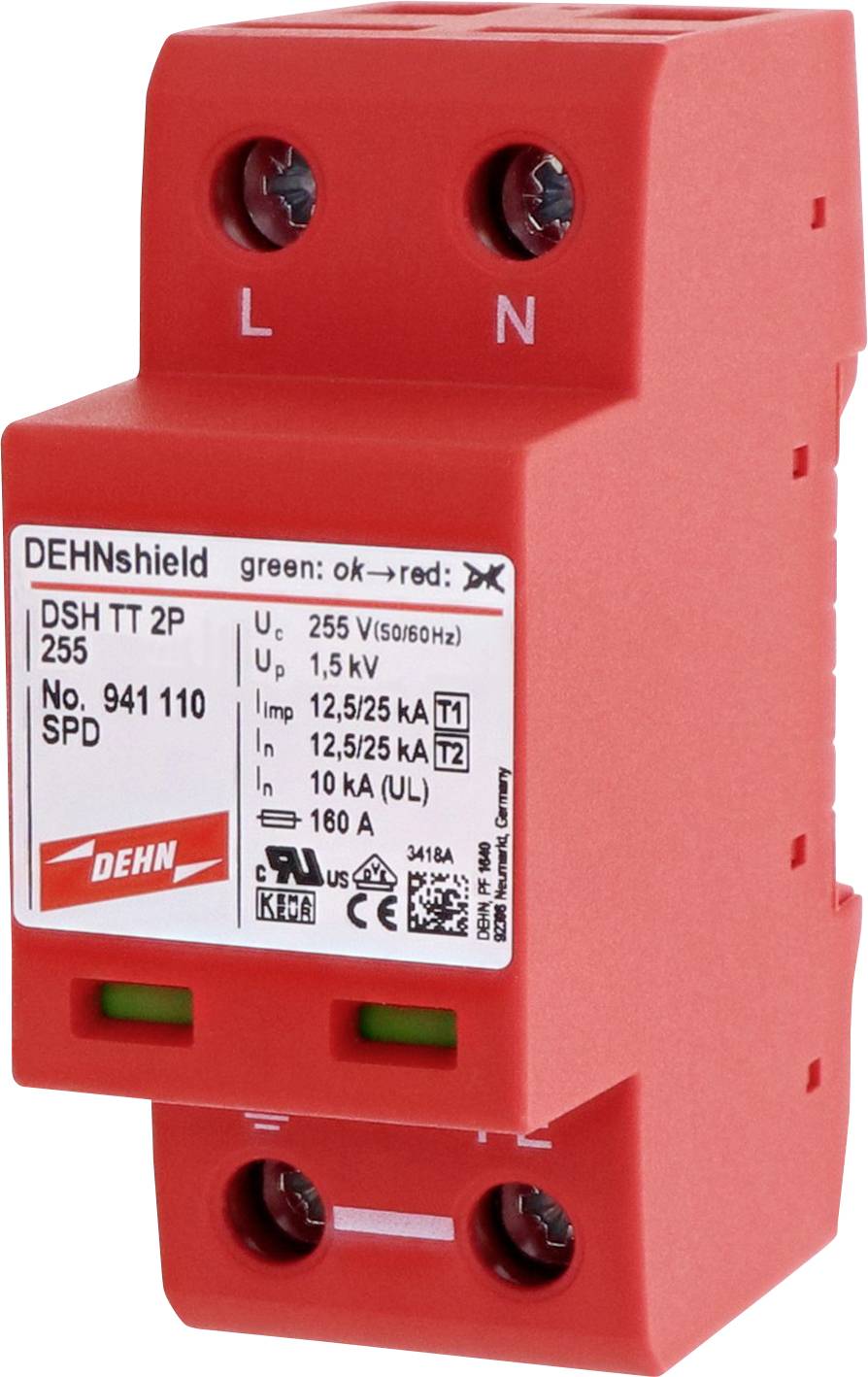 DEHN 941110 DSH TT 2P 255 Kombiableiter 1St.