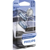 Philips Automotive 12961WVUB2 Signal Leuchtmittel WhiteVision Ultra W5W 5 W 12 V Philips Automotive 12961WVUB2 Signal Leuchtmittel WhiteVision Ultra W5W 5 W 12 V