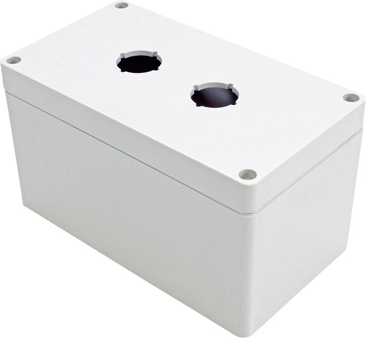 Hammond Electronics 1554MPB2D Universal-Gehäuse 160 x 90 x 90 Polycarbonat Grau 1 St.