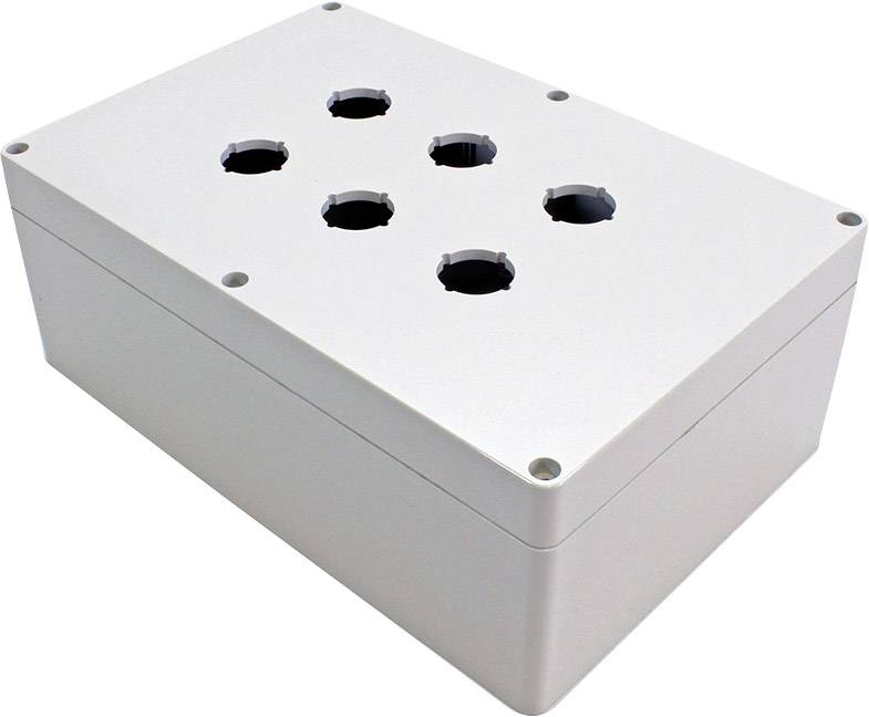 Hammond Electronics 1554MPB6A Universal-Gehäuse 240 x 160 x 90 Polycarbonat Grau 1St.