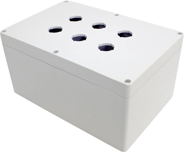 Hammond Electronics 1554MPB6B Universal-Gehäuse 240 x 160 x 120 Polycarbonat Grau 1St.