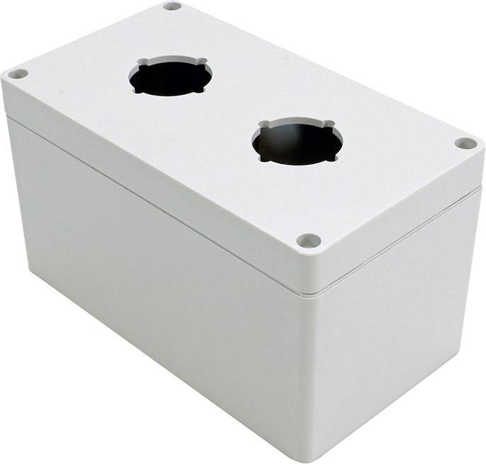 Hammond Electronics 1554PB2D Universal-Gehäuse 160 x 90 x 90 Polycarbonat Grau 1St.