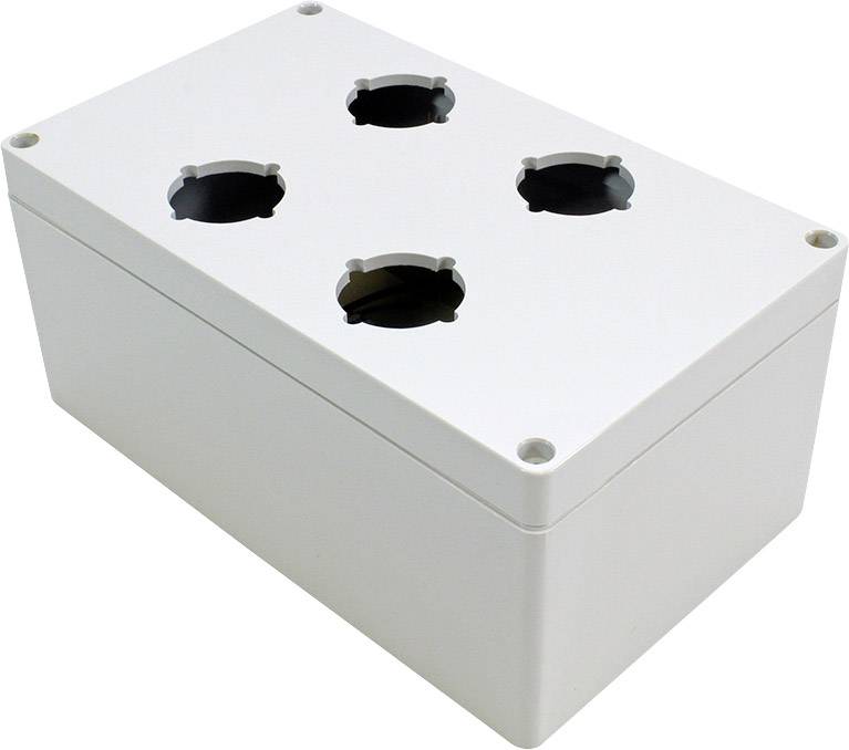 Hammond Electronics 1554PB4 Universal-Gehäuse 200 x 120 x 90 Polycarbonat Grau 1 St.