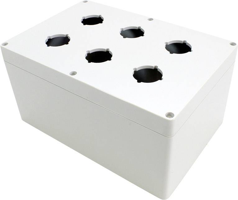 Hammond Electronics 1554PB6B Universal-Gehäuse 240 x 160 x 120 Polycarbonat Grau 1 St.