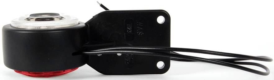 WAS Seitenmarkierungsleuchte Offene Kabelenden Markierungsleuchte seitlich, rechts, links 12 V, 24 V/DC Milchglas