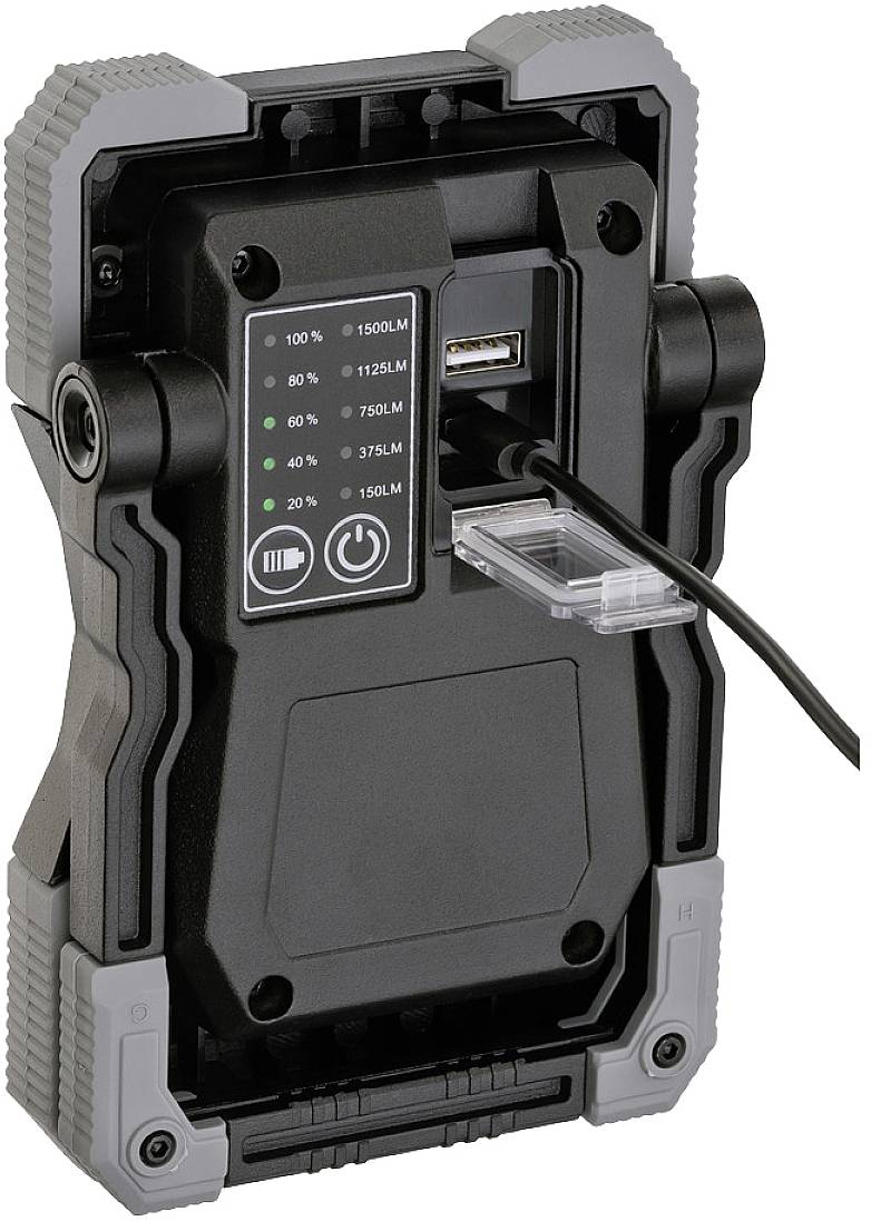 Brennenstuhl 1173100100 RUFUS 1500MA mobil LED Arbeitsleuchte akkubetrieben 15W 1500lm