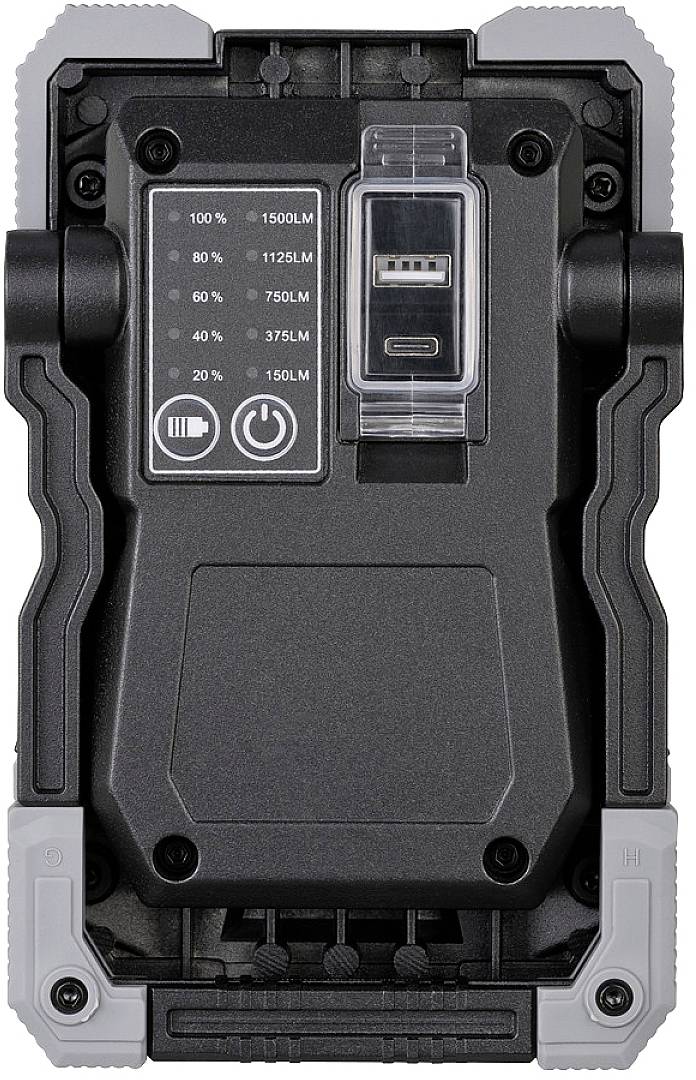 Brennenstuhl 1173100100 RUFUS 1500MA mobil LED Arbeitsleuchte akkubetrieben 15W 1500lm