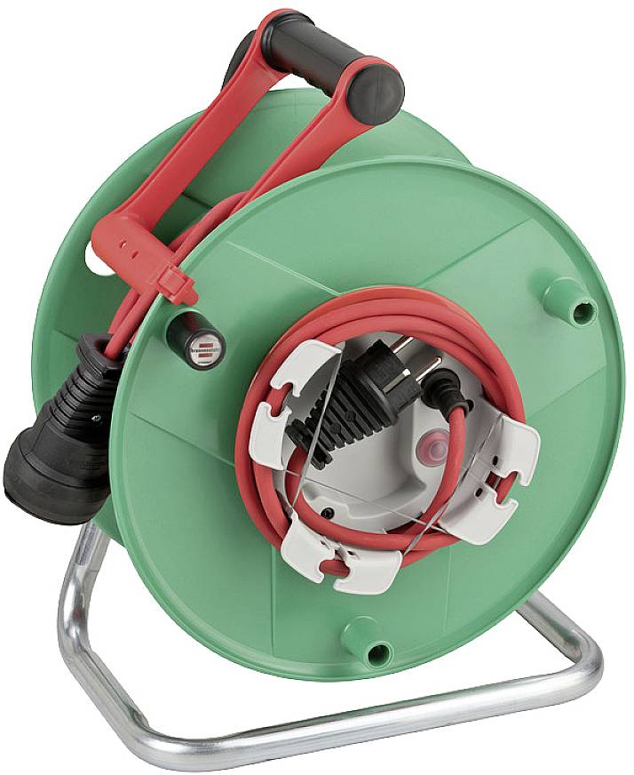 Brennenstuhl 1183530100 Kabeltrommel 38.00m Rot (matt) Schutzkontakt-Stecker