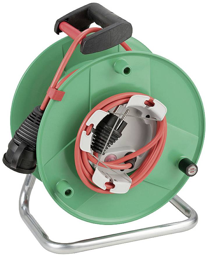 Brennenstuhl 1098560001 Kabeltrommel 38.00 m Rot (matt) Schutzkontakt-Stecker
