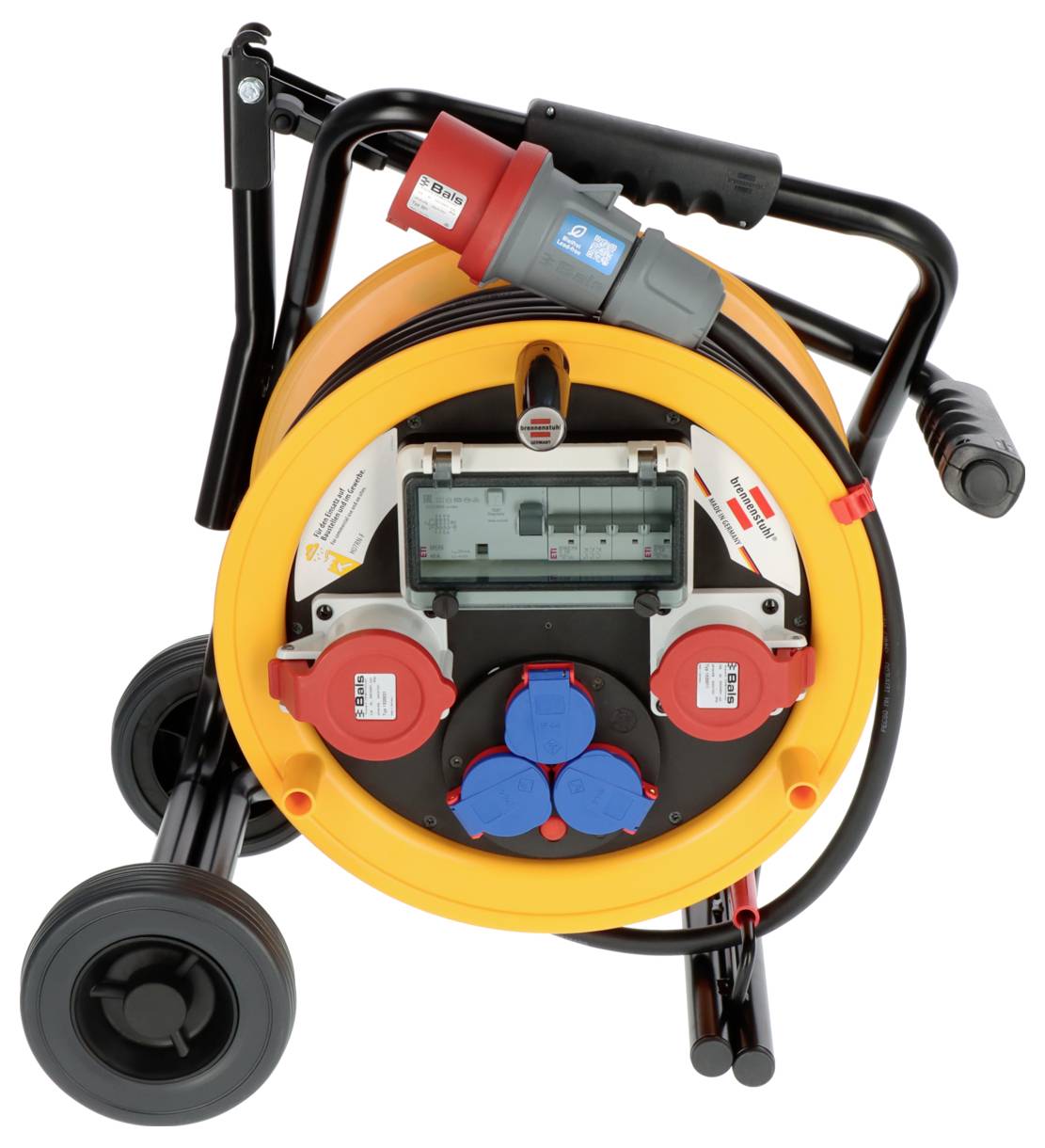 Brennenstuhl 1319200010 Kabeltrommel 30.00 m Schwarz CEE-Stecker 32 A 5polig