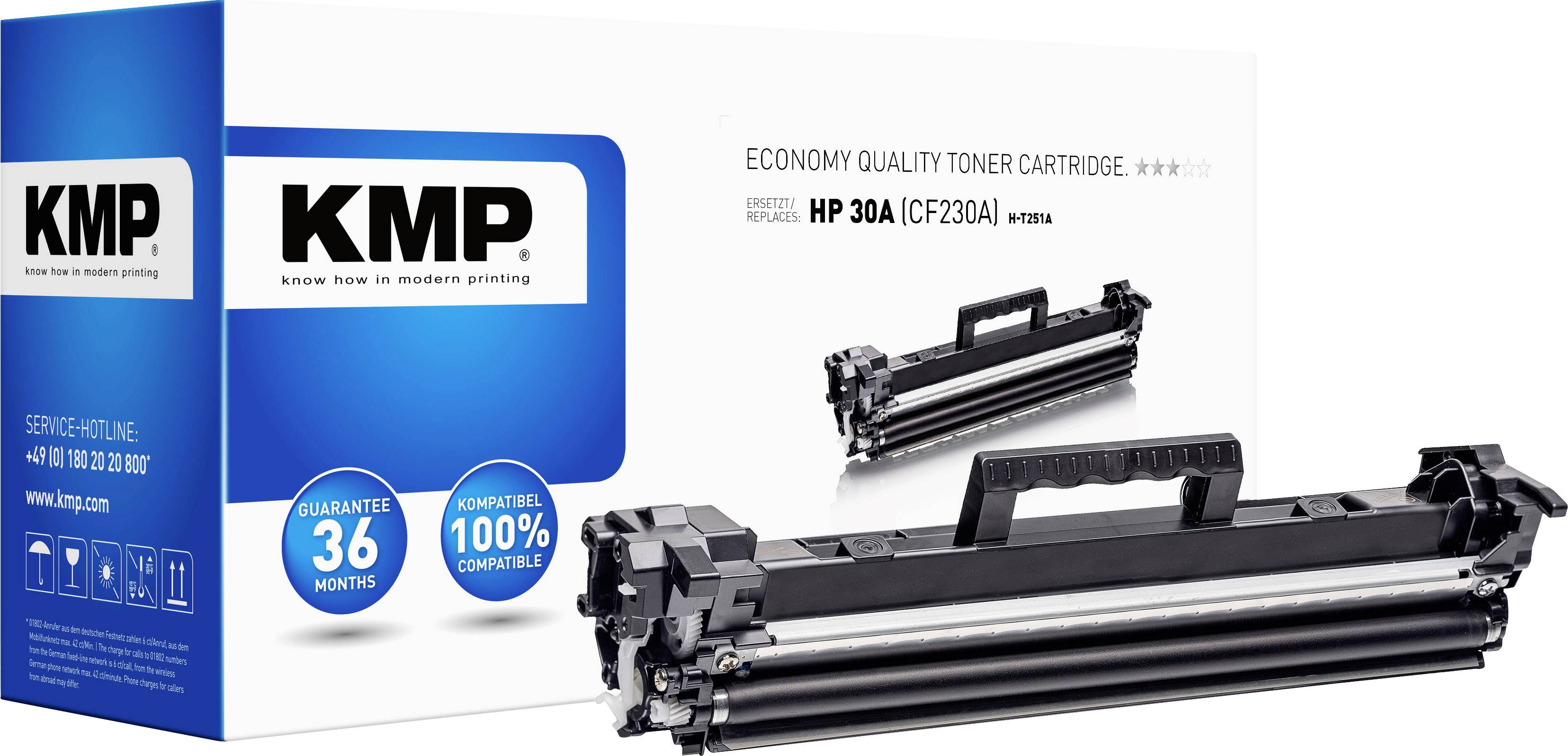 KMP Toner ersetzt HP 30ABK Kompatibel Schwarz H-T251A 2543,4000