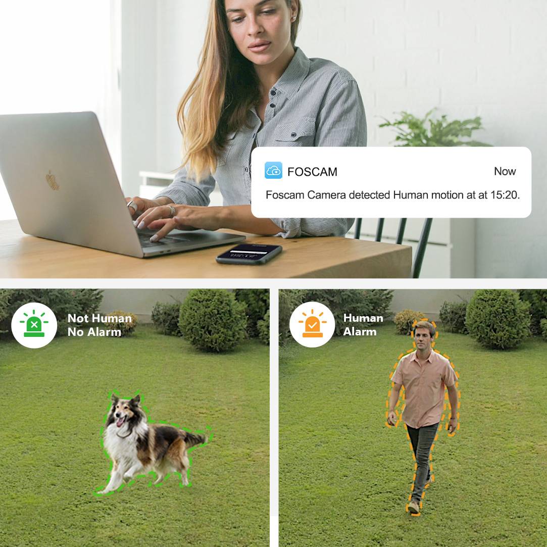 Foscam SD2X fssd2x WLAN IP Überwachungskamera 1920 x 1080 Pixel