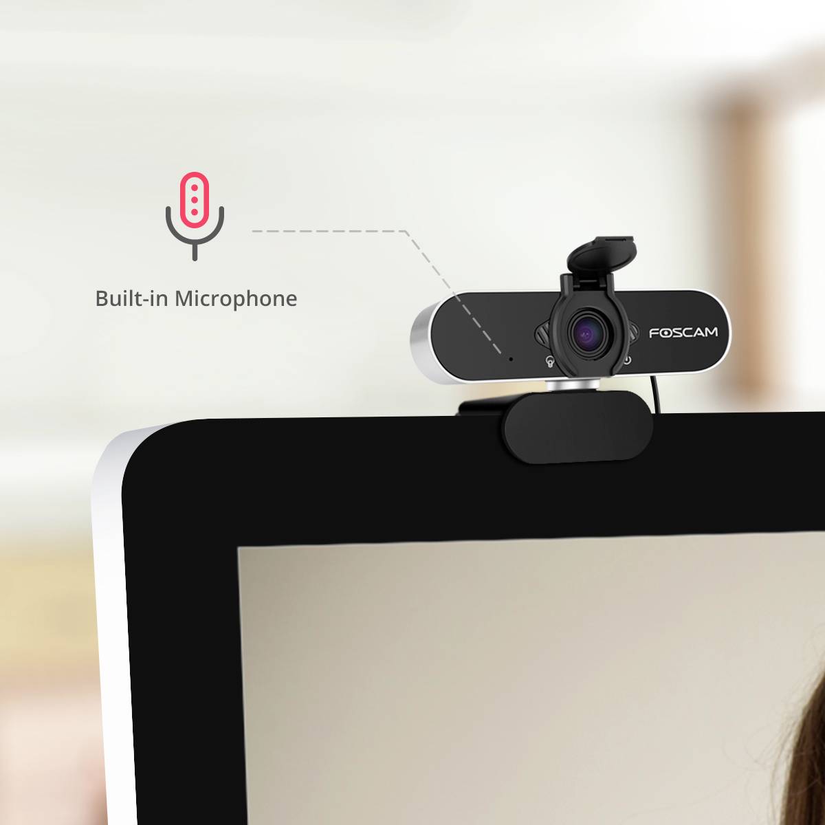 Foscam W21 Full HD-Webcam 1920 x 1080 Pixel