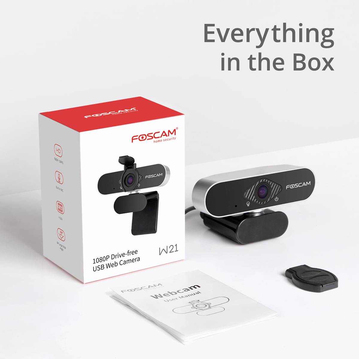 Foscam W21 Full HD-Webcam 1920 x 1080 Pixel