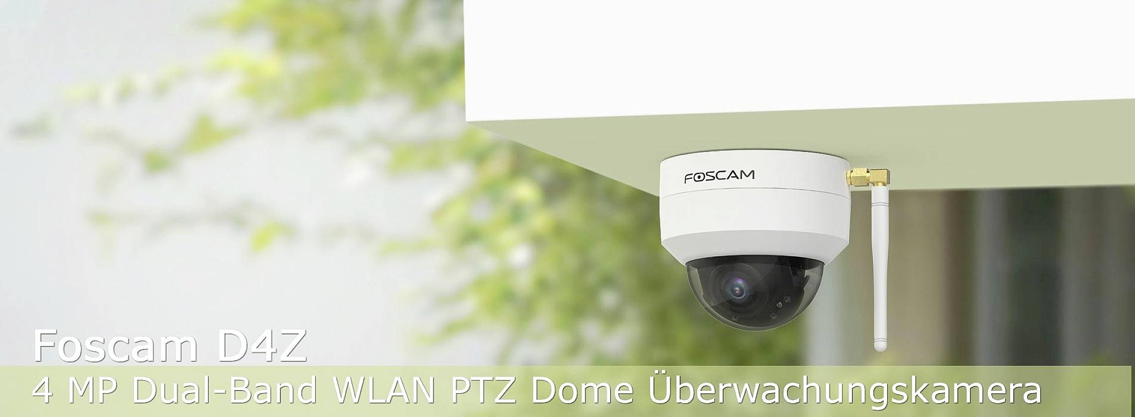 Foscam D4Z fscd4z WLAN IP Überwachungskamera 2304 x 1536 Pixel